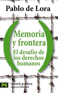 MEMORIA Y FRONTERA (LB) | 9788420660042 | LORA, PABLO DE | Librería Castillón - Comprar libros online Aragón, Barbastro