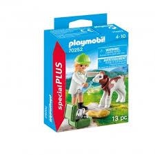 PLAYMOBIL VETERINARIA CON TERNERO 70252 | 4008789702524 | Librería Castillón - Comprar libros online Aragón, Barbastro