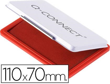 TAMPON Q CONNECT N1 110x70 mm ROJO KF25212 | 5705831252127 | Librería Castillón - Comprar libros online Aragón, Barbastro