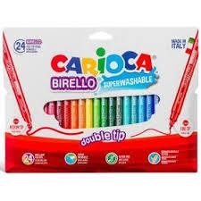 24 ROTULADORES BIRELLO CARIOCA SUPERWASHABLE | 8003511415211 | Librería Castillón - Comprar libros online Aragón, Barbastro