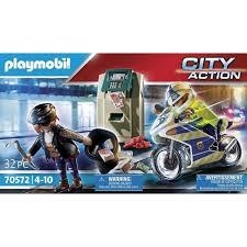 PLAYMOBIL MOTO DE POLICIA PERSECUCION DEL LADRON 70572 | 4008789705723 | Librería Castillón - Comprar libros online Aragón, Barbastro