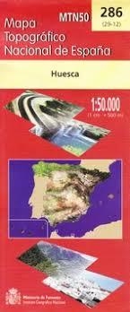 Mapa MTN 50 Hoja 286 Huesca | 8423434028600 | INSTITUTO GEOGRAFICO NACIONAL (ESPAÑA) | Librería Castillón - Comprar libros online Aragón, Barbastro