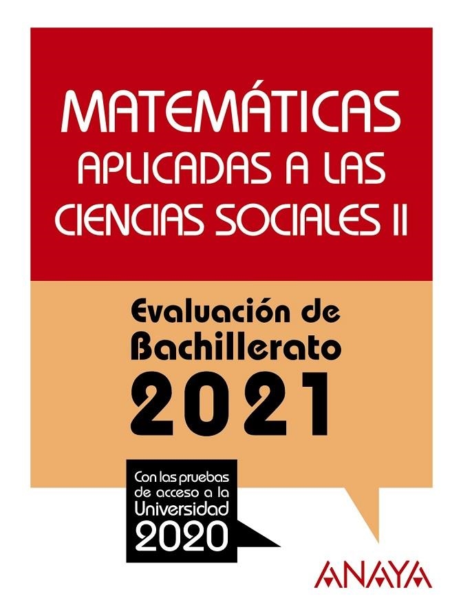 Matemáticas aplicadas a las Ciencias Sociales II. | 9788469885314 | Busto Caballero, Ana Isabel; Díaz Ortega, Ana María | Librería Castillón - Comprar libros online Aragón, Barbastro