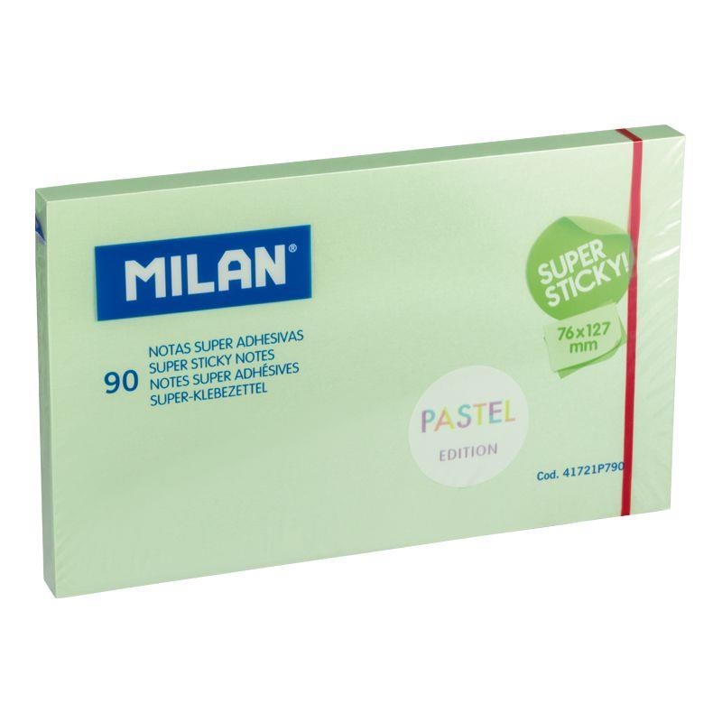 Bloc 90 hojas super adhesivas verde pastel 127 x 76 mm | 8411574089957 | Librería Castillón - Comprar libros online Aragón, Barbastro