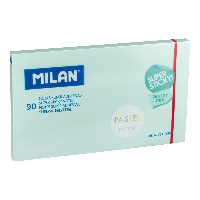 Bloc 90 hojas super adhesivas azul pastel 127 x 76 mm | 8411574089940 | Librería Castillón - Comprar libros online Aragón, Barbastro