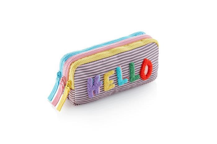 PORTATODO TRIPLE RECTANGULAR MIQUELRIUS HELLO | 8422593161326 | Librería Castillón - Comprar libros online Aragón, Barbastro