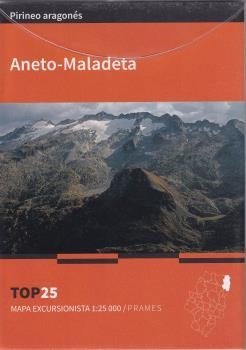 MAPA TOP25 ANETO MALADETA | 9788483215135 | Equipo de redacción, Prames | Librería Castillón - Comprar libros online Aragón, Barbastro