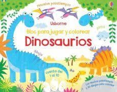 DINOSAURIOS BLOC PARA JUGAR Y COLOREAR | 9781474988117 | KIRSTEEN ROBSON | Librería Castillón - Comprar libros online Aragón, Barbastro