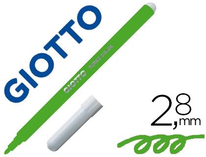 ROTULADOR GIOTTO TURBO COLOR LAVABLE CON PUNTA BLOQUEADA UNICOLOR VERDE | 9999900012170 | Librería Castillón - Comprar libros online Aragón, Barbastro