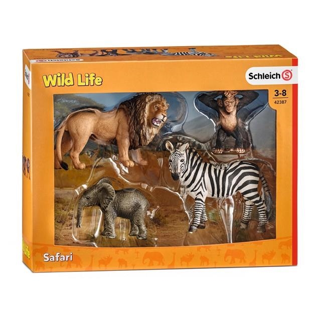 SET 4 ANIMALES WILD LIFE SCHLEICH | 4055744012723 | Librería Castillón - Comprar libros online Aragón, Barbastro