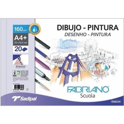 BLOC DE DIBUJO PINTURA A3+ FABRIANO CON ESPIRAL MICROPERFORADO LISO 160 GR/M 20 HOJAS 325X46 EXTERIOR | 8001348165897 | Librería Castillón - Comprar libros online Aragón, Barbastro