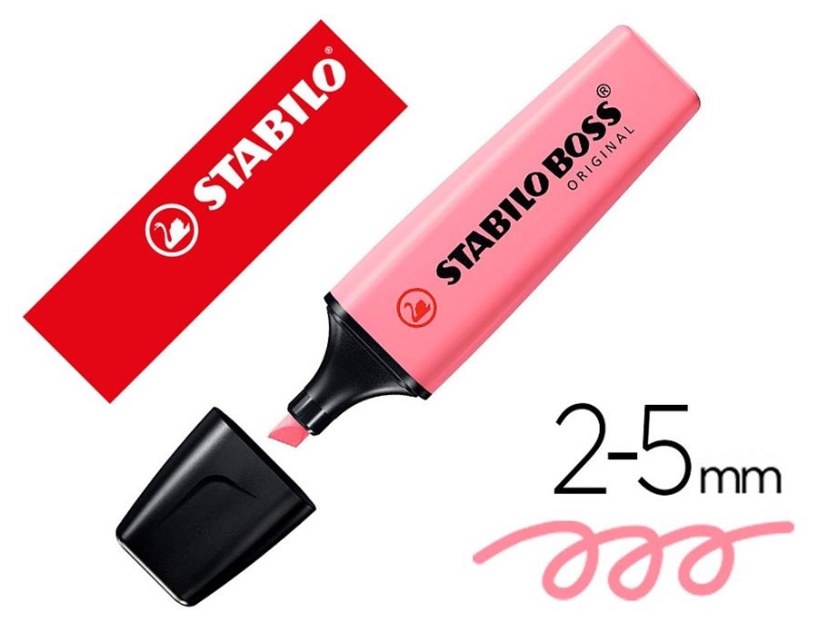 ROTULADOR FLUORESCENTE STABILO BOSS 70/150 ROSA CEREZO | 4006381557955 | Librería Castillón - Comprar libros online Aragón, Barbastro