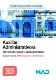 Auxiliar Administrativo de Corporaciones Locales. Test comentados y argumentados | 9788414243787 | 7 EDITORES/GUERRERO ARROYO, JOSE ANTONIO/TORRES FONSECA, FRANCISCO JESUS/GARCIA FERNANDEZ, ELENA/Sou | Librería Castillón - Comprar libros online Aragón, Barbastro