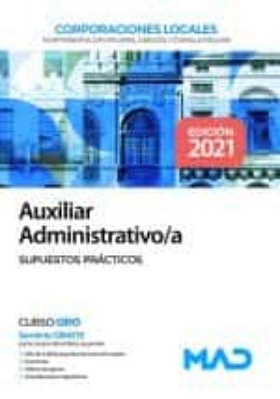 Auxiliar Administrativo de Corporaciones Locales. Supuestos prácticos | 9788414243800 | 7 EDITORES/RODRIGUEZ RIVERA, FRANCISCO ENRIQUE/CARRILLO PARDO, CLARA INES/GUERRERO ARROYO, JOSE ANTO | Librería Castillón - Comprar libros online Aragón, Barbastro