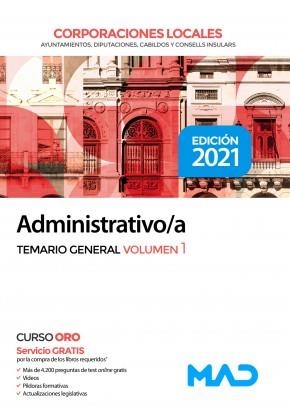 Administrativo/a de Corporaciones Locales. Temario General Volumen 1 | 9788414244685 | 7 EDITORES/PEREZ SANCHEZ-ROMATE, PATRICIA/GUERRERO ARROYO, JOSE ANTONIO/TORRES FONSECA, FRANCISCO JE | Librería Castillón - Comprar libros online Aragón, Barbastro