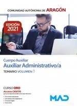 Cuerpo Auxiliar Administrativo/a Comunidad Autónoma de Aragón Edición 2021 Temario vol. 2. | 9788414245828 | Librería Castillón - Comprar libros online Aragón, Barbastro