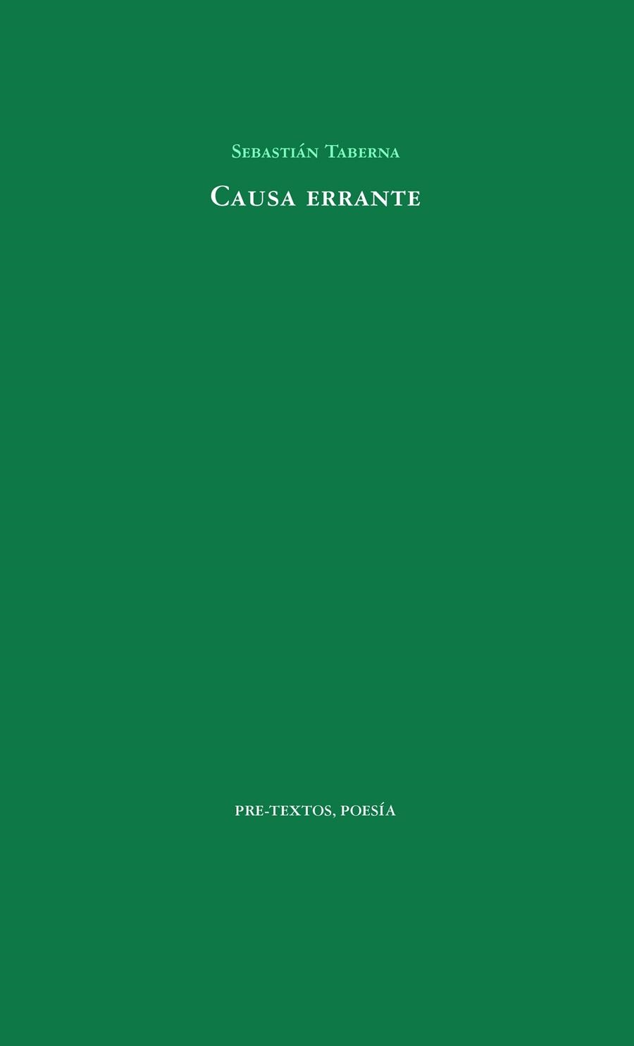 Causa errante | 9788418178139 | Taberna, Sebastián | Librería Castillón - Comprar libros online Aragón, Barbastro