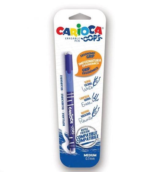 CARIOCA OOPS BOLIGRAFO BORRABLE AZUL MEDIUM 0.7MM | 8003511420369 | Librería Castillón - Comprar libros online Aragón, Barbastro