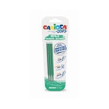 CARIOCA OOPS BLISTER 3 RECAMBIOS PARA BOLIGRAFO BORRABLE VERDE MEDIUM 0.7MM | 8003511440411 | Librería Castillón - Comprar libros online Aragón, Barbastro