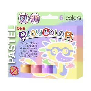 INSTANT EDUCA PLAYCOLOR PASTEL 6 COLORES SURTIDOS (CERAS EN BARRA) | 8414213184020 | Librería Castillón - Comprar libros online Aragón, Barbastro