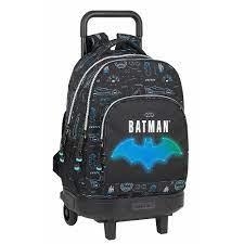 MOCHILA GRANDE CON RUEDAS BATMAN BAT-TECH 612104918 | 8412688425143 | Librería Castillón - Comprar libros online Aragón, Barbastro