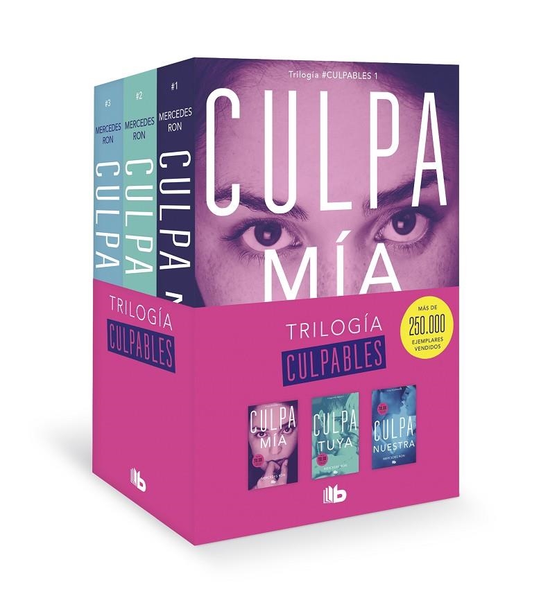 Trilogía Culpables (pack con: Culpa mía | Culpa tuya | Culpa nuestra) | 9788413143644 | Mercedes Ron | Librería Castillón - Comprar libros online Aragón, Barbastro