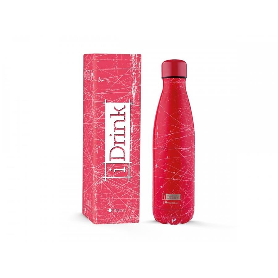 BOTELLA TERMICA 500 ML GRUNGE PINK ID0089 | 8052877049721 | Librería Castillón - Comprar libros online Aragón, Barbastro