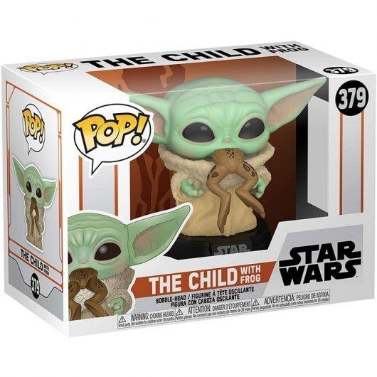 FUNKO POP MANDALORIAN BABY YODA CON RANA 379 | 889698499323 | Librería Castillón - Comprar libros online Aragón, Barbastro