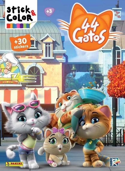 STICK & COLOR 44 GATOS | 9788427872233 | RAINBOW S.p.A. | Librería Castillón - Comprar libros online Aragón, Barbastro