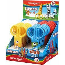 TIJERA INFANTIL CUCHILLAS DE PLASTICO KEYROAD | 6954884578541 | Librería Castillón - Comprar libros online Aragón, Barbastro