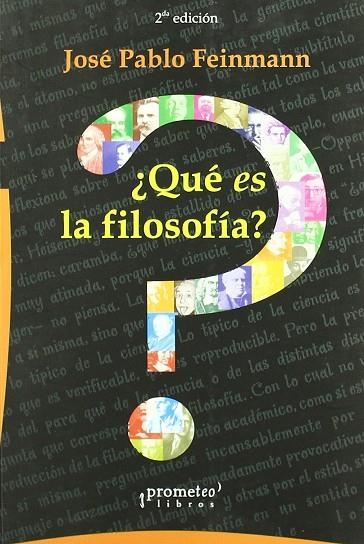 ¿ QUE ES LA FILOSOFIA ? | 9789875740884 | FEINMANN, JOSE PABLO | Librería Castillón - Comprar libros online Aragón, Barbastro