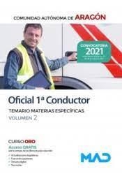 Oficial 1ª Conductor de la Comunidad Autónoma de Aragón. Temario de materias especificas ed 2021 | 9788414246863 | 7 EDITORES;LOPEZ ALVAREZ, JOSE LUIS;VALBUENA RODRIGUEZ, OSCA;/GARCIA RUIZ, ANTONIO | Librería Castillón - Comprar libros online Aragón, Barbastro