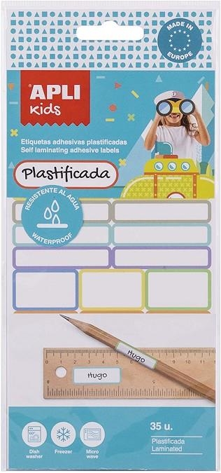 ETIQUETAS ADHESIVAS PLASTIFICADAS 35 U. | 8410782177944 | Librería Castillón - Comprar libros online Aragón, Barbastro