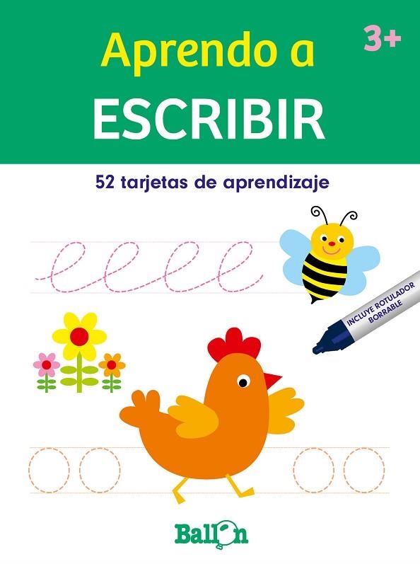 APRENDO A ESCRIBIR-TARJETAS BORRABLES | 9789403225760 | BALLON | Librería Castillón - Comprar libros online Aragón, Barbastro