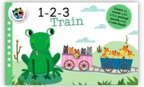 TREN 123 + PUZZLE 20 PZAS | 9788742552636 | Librería Castillón - Comprar libros online Aragón, Barbastro