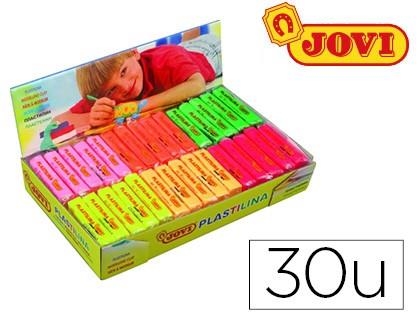 CAJA PLASTILINA JOVI 30 PASTILLAS 50GR COLORES NEON | 8412027003377 | Librería Castillón - Comprar libros online Aragón, Barbastro