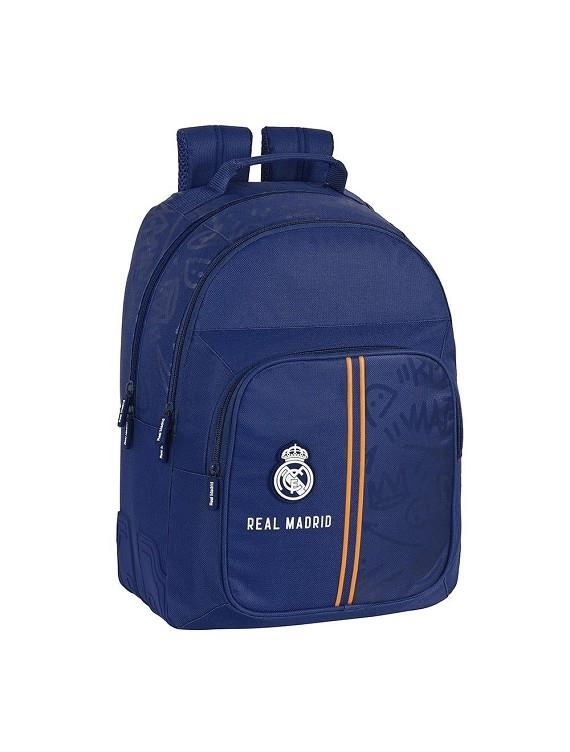 MOCHILA DOBLE ADAPTABLE A CARRO REAL MADRID 2ª EQ 2021/2022 | 8412688450121 | Librería Castillón - Comprar libros online Aragón, Barbastro