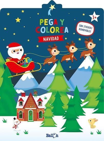 NAVIDAD - PEGA Y COLOREA | 9789403223414 | BALLON | Librería Castillón - Comprar libros online Aragón, Barbastro