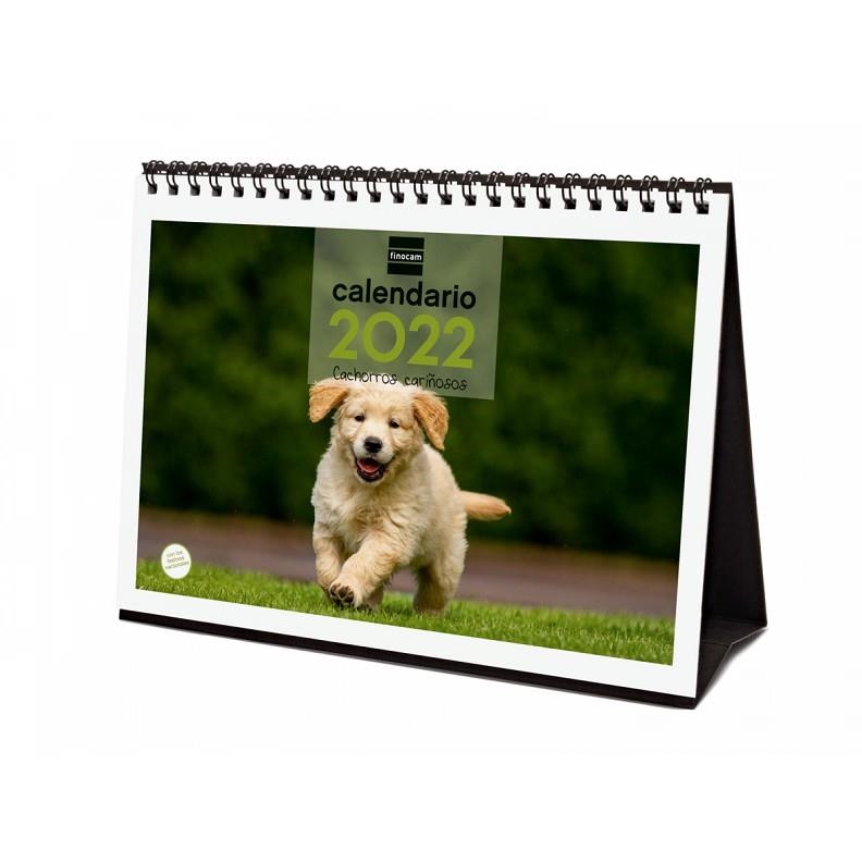 CALENDARIO 2022 SOBREMESA FINOCAM ESPIRAL 210X150 MM CON FOTO CACHORROS+ | 8422952324690 | Librería Castillón - Comprar libros online Aragón, Barbastro