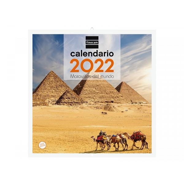 CALENDARIO 2022 PARED FINOCAM 30X30 CM CON FOTO MARAVILLAS DEL MUNDO+ | 8422952320685 | Librería Castillón - Comprar libros online Aragón, Barbastro