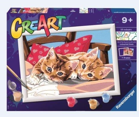 JUEGO PINTAR CON NÚMEROS CREART SERIE D GATITOS | 4005556289387 | Librería Castillón - Comprar libros online Aragón, Barbastro