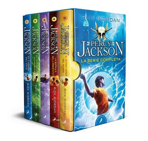 Percy Jackson y los dioses del Olimpo - La serie completa | 9788418173721 | Rick Riordan | Librería Castillón - Comprar libros online Aragón, Barbastro