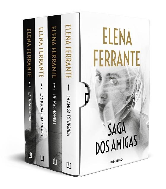 Saga Dos amigas (La amiga estupenda | Un mal nombre | Las deudas del cuerpo | La | 9788466357913 | Elena Ferrante | Librería Castillón - Comprar libros online Aragón, Barbastro