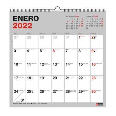 CALENDRIO PARED MIQUELRIUS 30x30 PARA ESCRIBIR | 8422593280928 | Librería Castillón - Comprar libros online Aragón, Barbastro