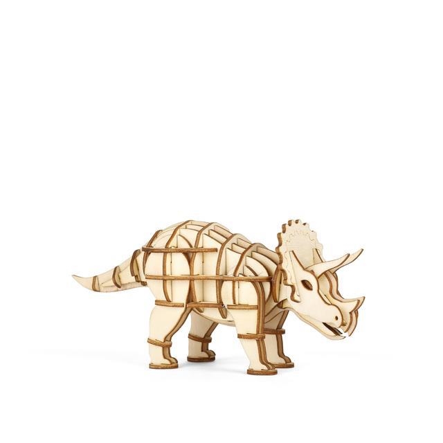 PUZZLE DE MADERA TRICERATOPS EN 3D | 6126150910472 | Librería Castillón - Comprar libros online Aragón, Barbastro