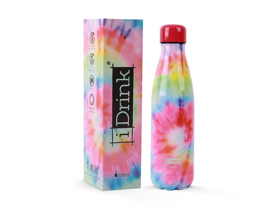 BOTELLA TERMICA 500 ML TIE DYE ID0097 | 8057711463992 | Librería Castillón - Comprar libros online Aragón, Barbastro