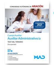 Auxiliar Administrativo C.A. Aragón. Test del Temario (Discapacidad) | 9788414250402 | VV.AA. | Librería Castillón - Comprar libros online Aragón, Barbastro