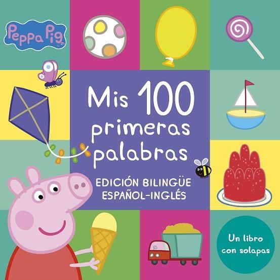 Mis 100 primeras palabras (Edición bilingüe) (Peppa Pig. Pequeñas manitas) | 9788448858575 | Hasbro  eOne | Librería Castillón - Comprar libros online Aragón, Barbastro