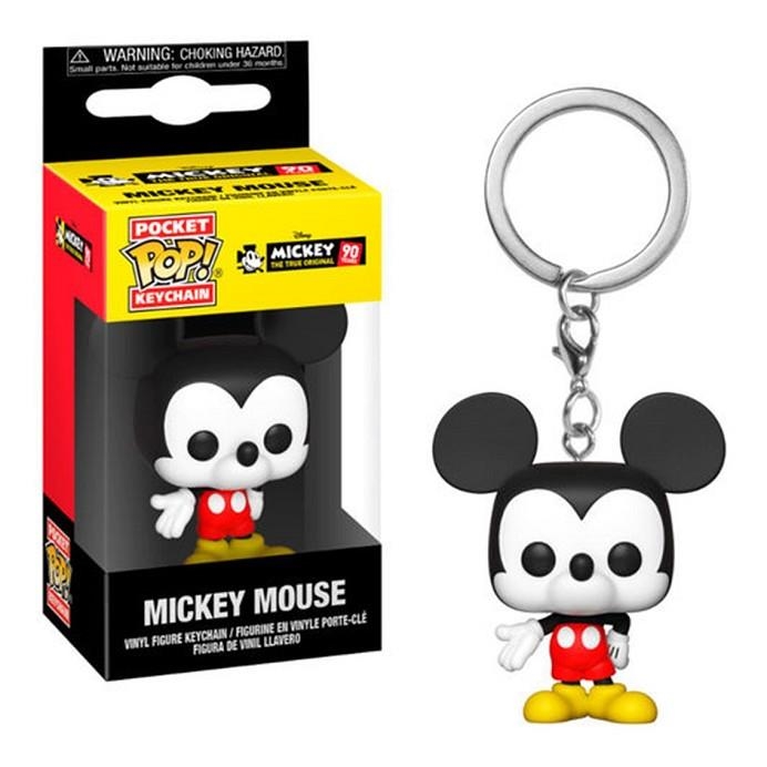 FIGURA FUNKO POP LLAVERO MICKEY MOUSE 90 ANIVERSARIO | 8896983256846 | Librería Castillón - Comprar libros online Aragón, Barbastro