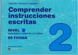 COMPRENDER INSTRUCCIONES ESCRITAS - NIVEL 2 | 9788498964622 | Jarque García, Jesús | Librería Castillón - Comprar libros online Aragón, Barbastro